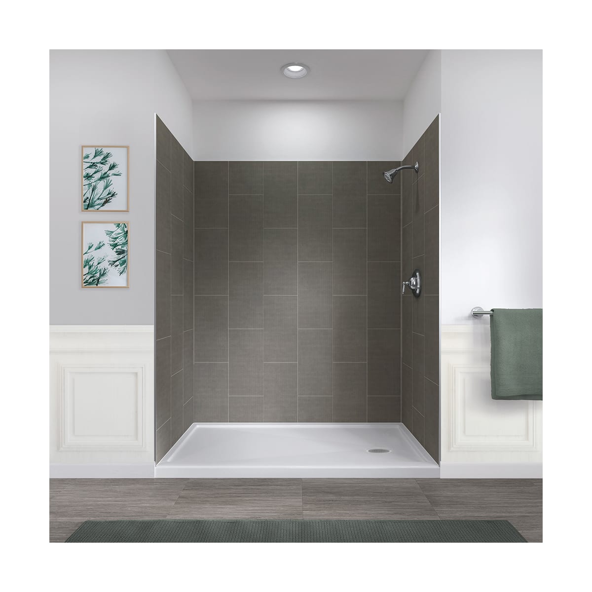 Miseno ReadySet 60" X 32" X 78" Five Panel Alcove Shower Wall Kit